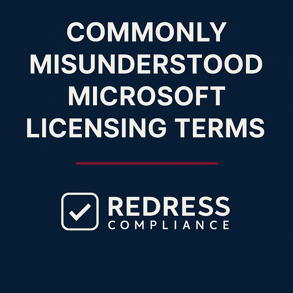 Misunderstood Microsoft Licensing Terms